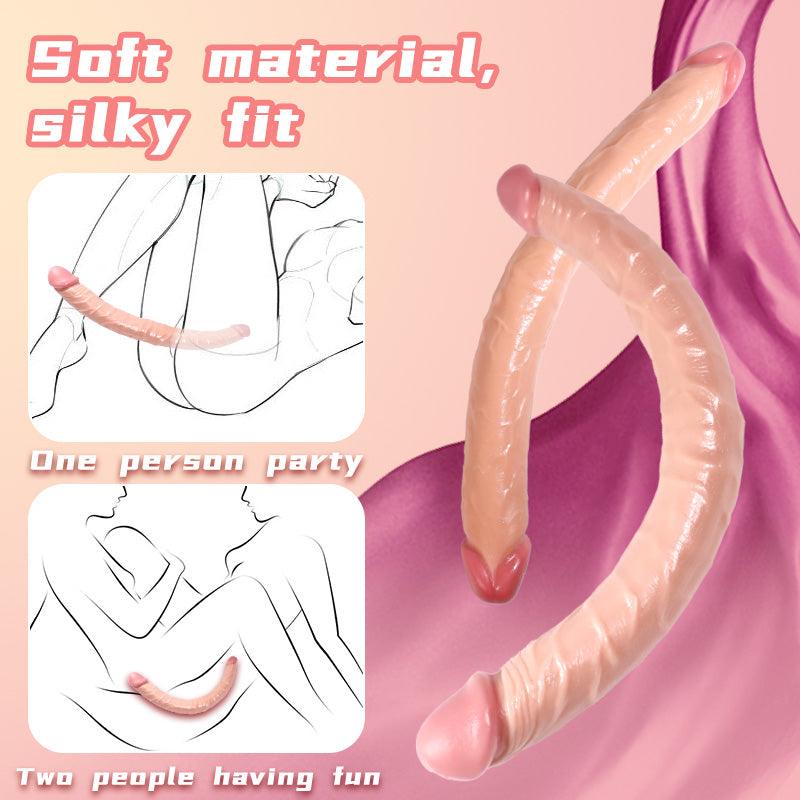 17.7" Double Headed Lesbian Dildo