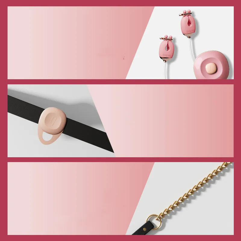 Couples Flirting Set Vibrating Nipple Clamps and Collar with BDSM Leash