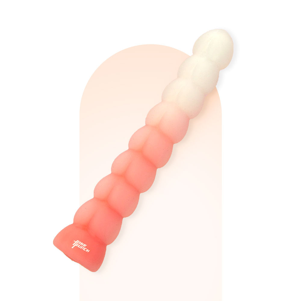 Peach-shaped tower G-spot vibrator