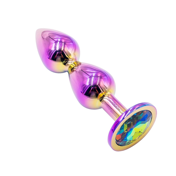 Rainbow Stainless Steel Anal Plug Set – 3 Size Training Kit (S/M/L)