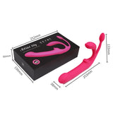 Wireless Remote Control Telescopic Vibrator For Lesbians