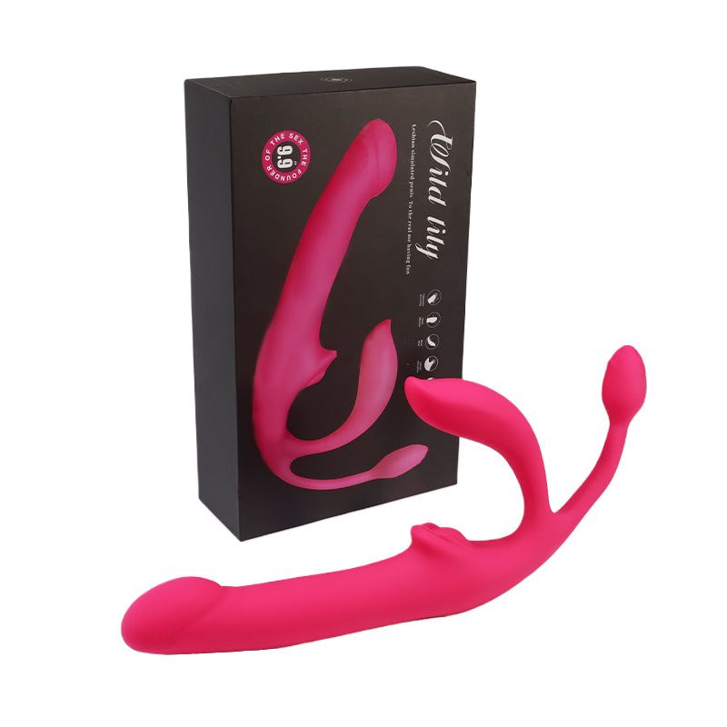 Wireless Remote Control Telescopic Vibrator For Lesbians