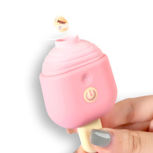 Ice Cream Sucking Clitoral Stimulation Vibrator