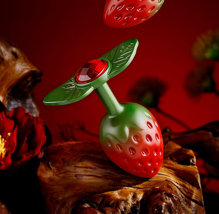 Strawberry Anal Plug Massager