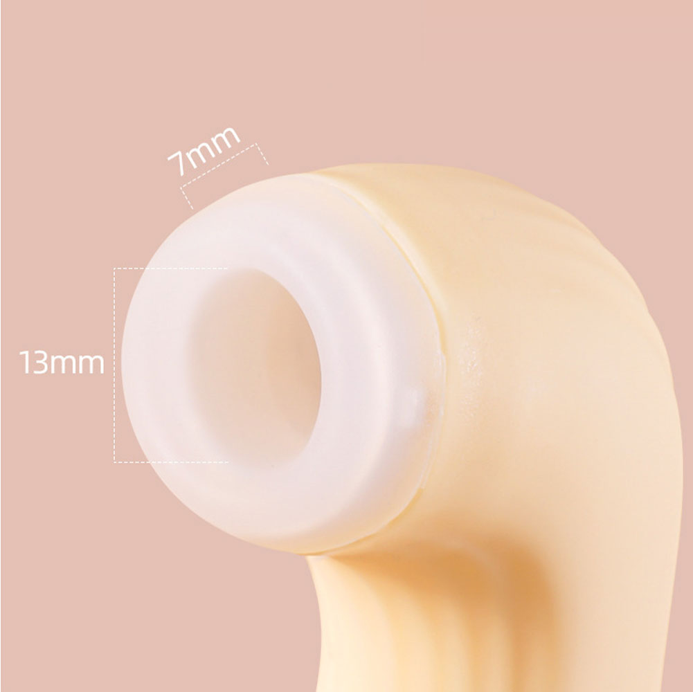 Multifunctional clitoral sucking telescopic vibrator