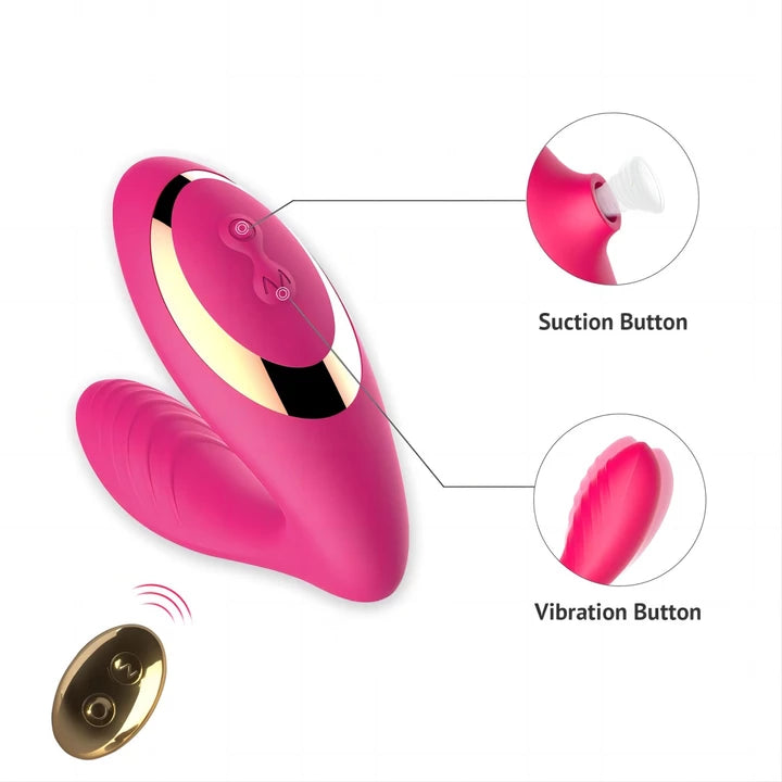 Wearable Sucking Vibrator & G-Spot Massager