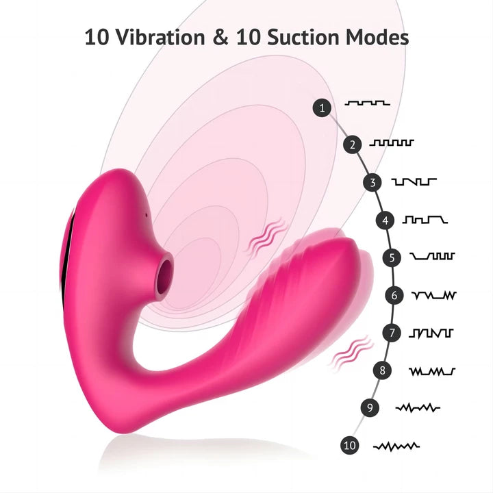 Wearable Sucking Vibrator & G-Spot Massager