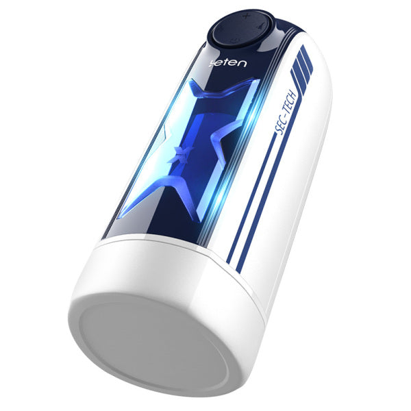 Leten Thunder Telescopic Heating Voice Male Sucking Masturbator