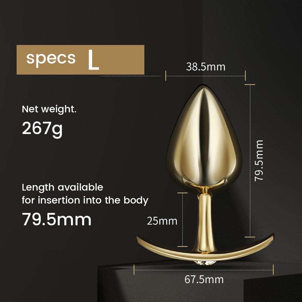 Roomfun® Metal Butt Plug for Women