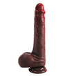 8.66" Liquid Silicone Leather Penis with Suction Cup