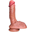 7.5" Realistic Big Penis Vein Texture Suction Cup Dildo