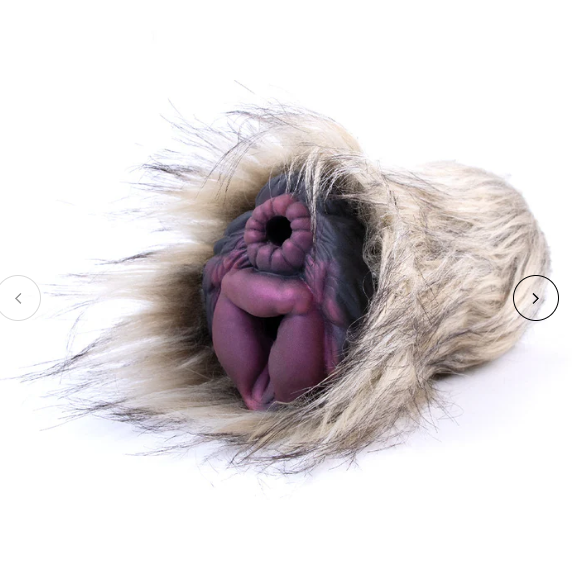 Simulation Fur Animal Vagina Anus Dual Channel Male Fantasy Masturbator