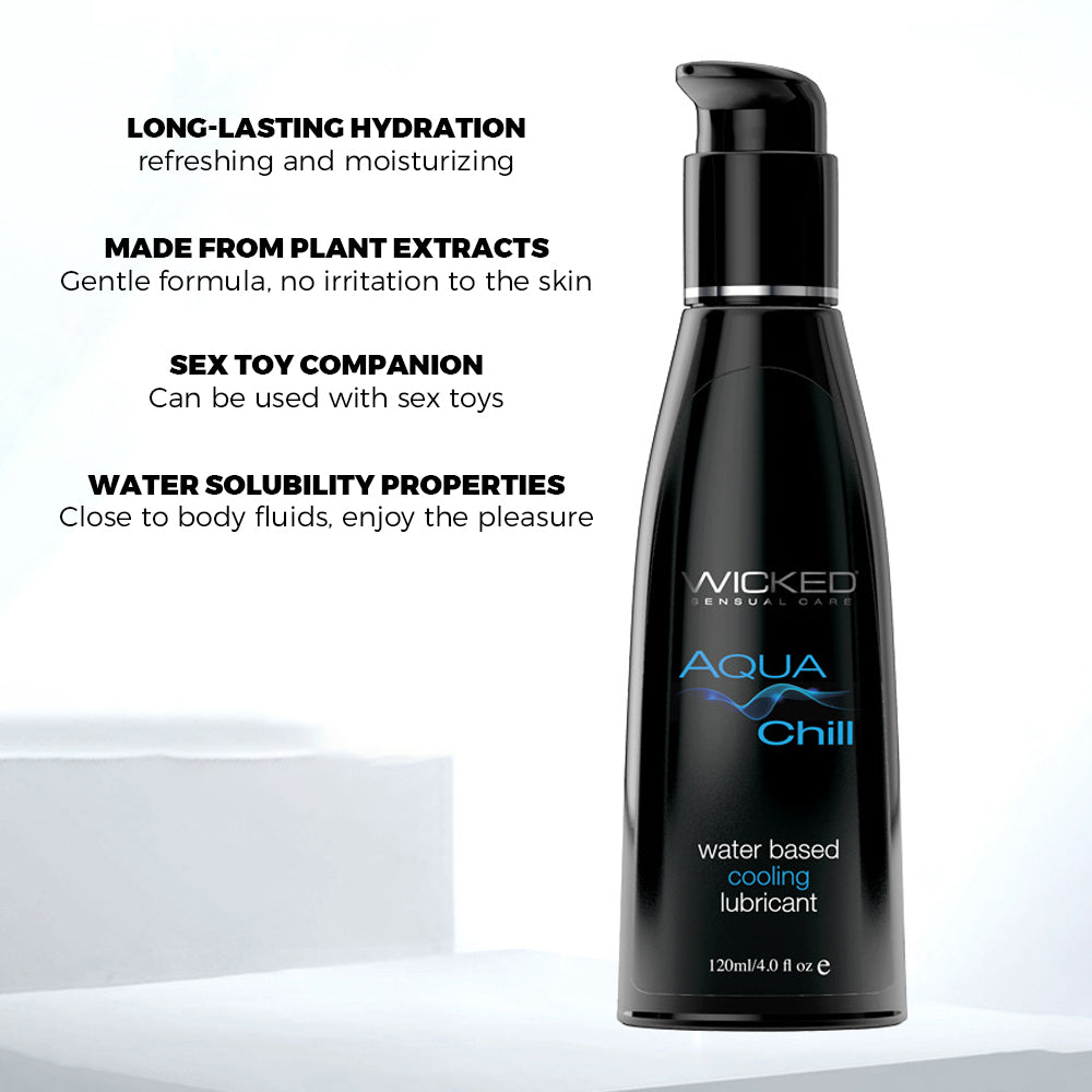 WICKED Ice & Heat Sensing Human Water-Soluble Lubricant