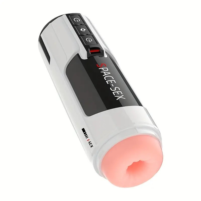 Automatic Thrust Masturbator with Heating and Deep Throat Suction
