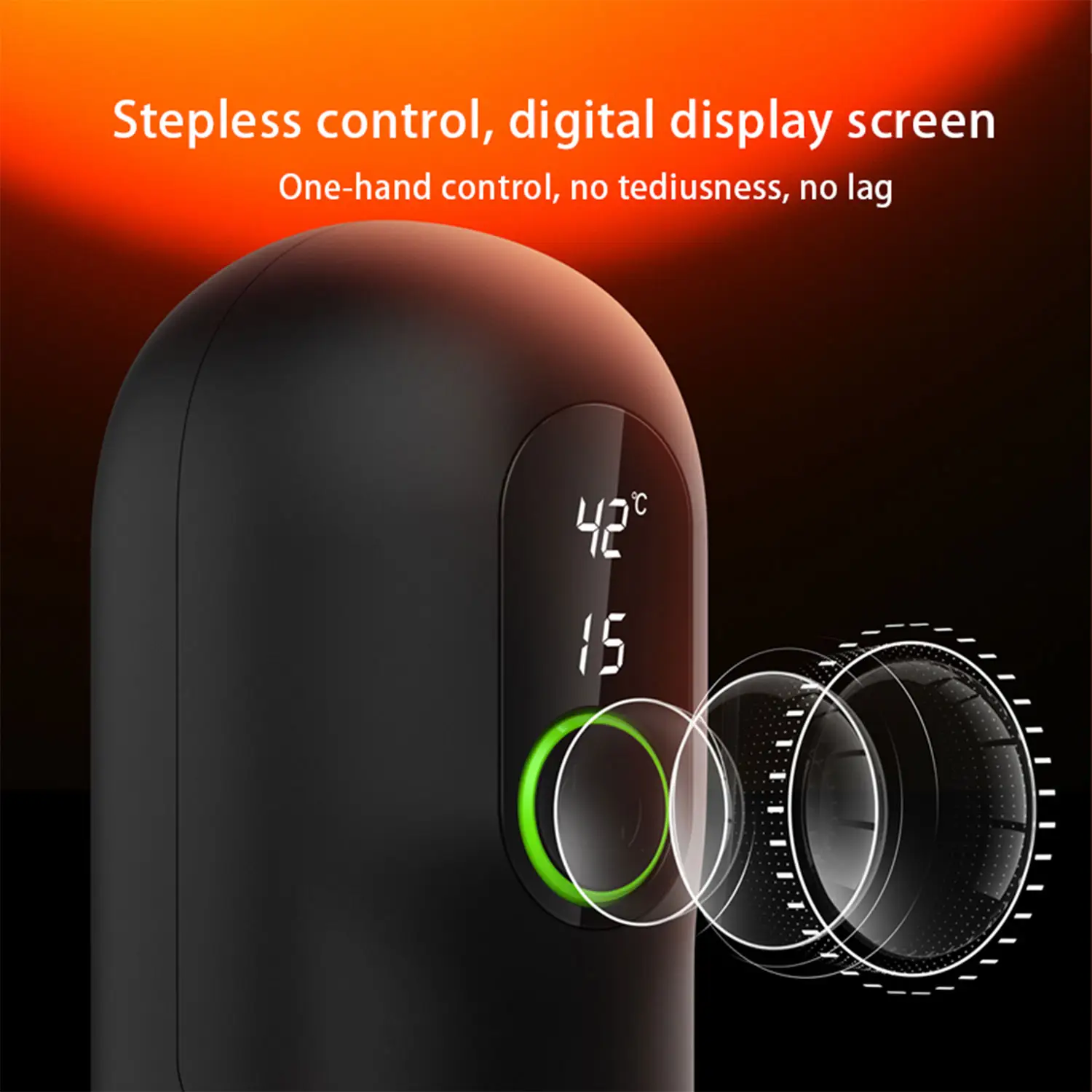 Smart Retractable Male Masturbator Application Interactive