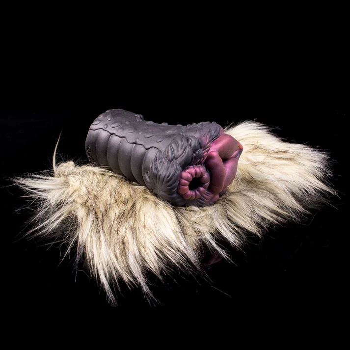Simulation Fur Animal Vagina Anus Dual Channel Male Fantasy Masturbator