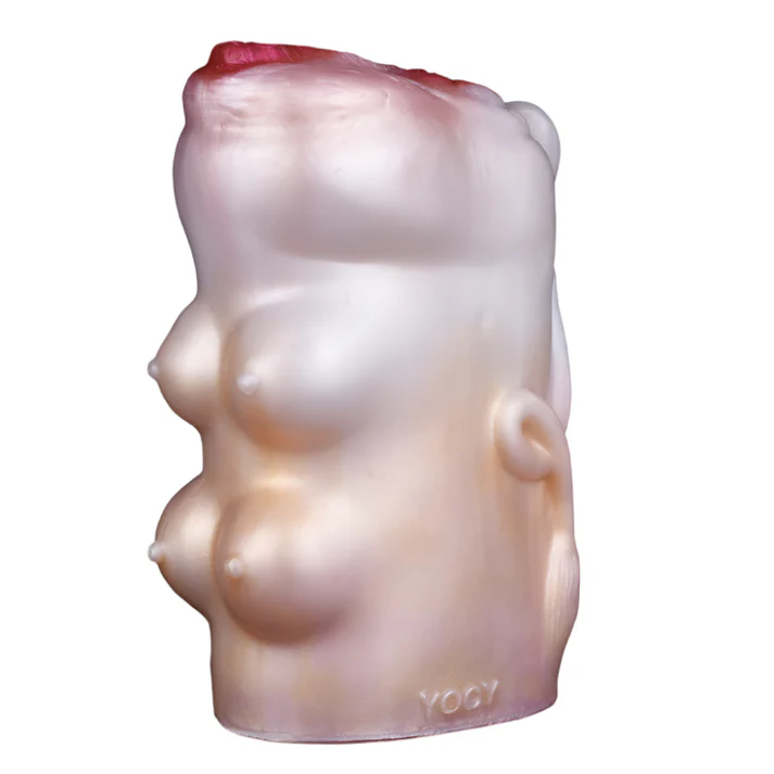 Soft Gel Animal Cow Mold Double-pass Penis Exercise Male Masturbator