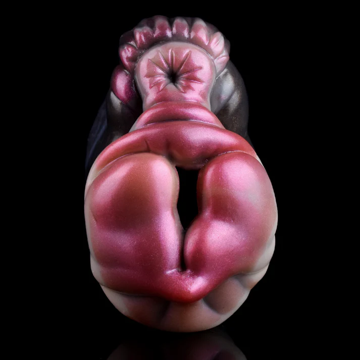 Simulated Animal Dual Channel Handheld Masturbator Cup