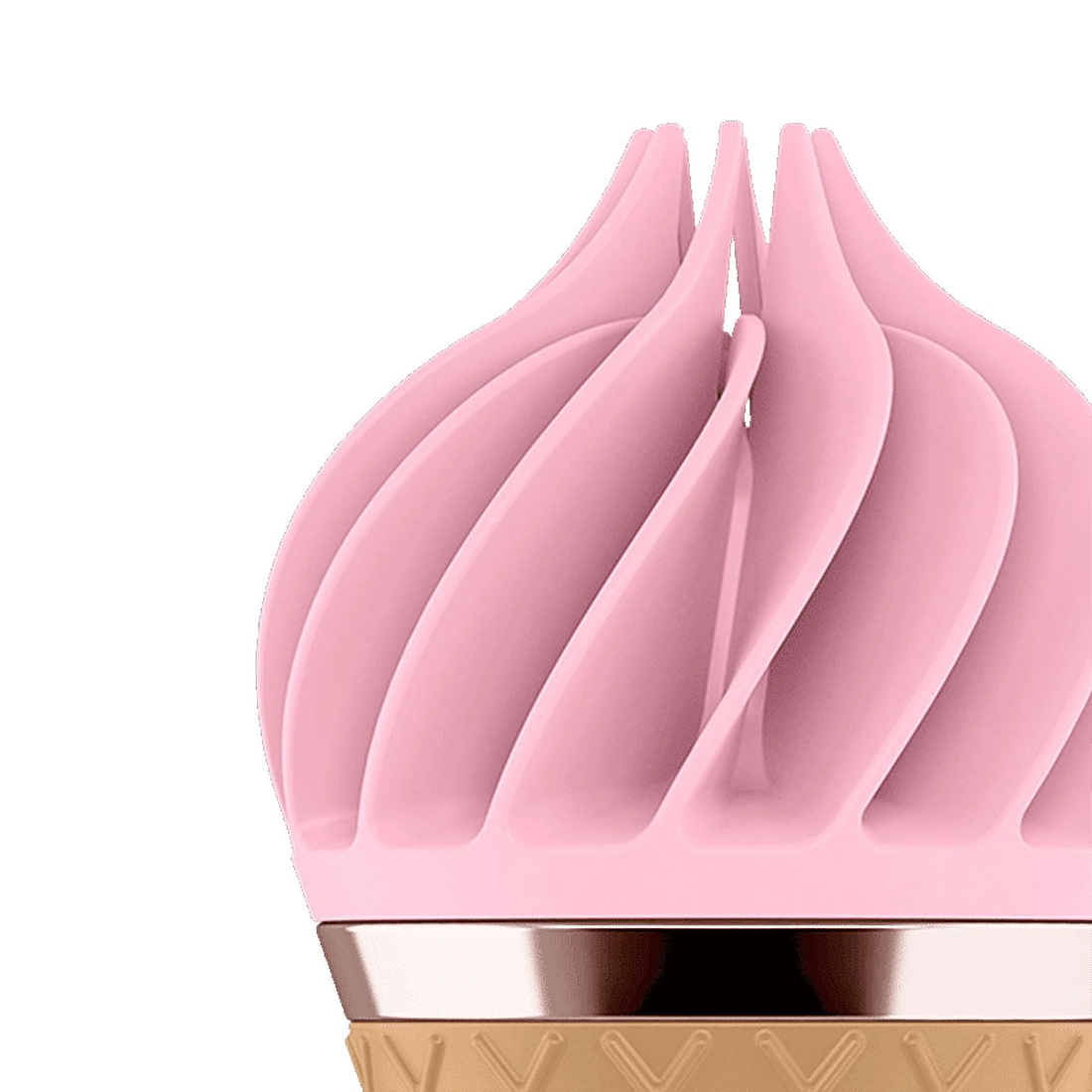 Satisfyer Ice Cream Vibrator Clitoral Stimulator with Twist-Off Flap