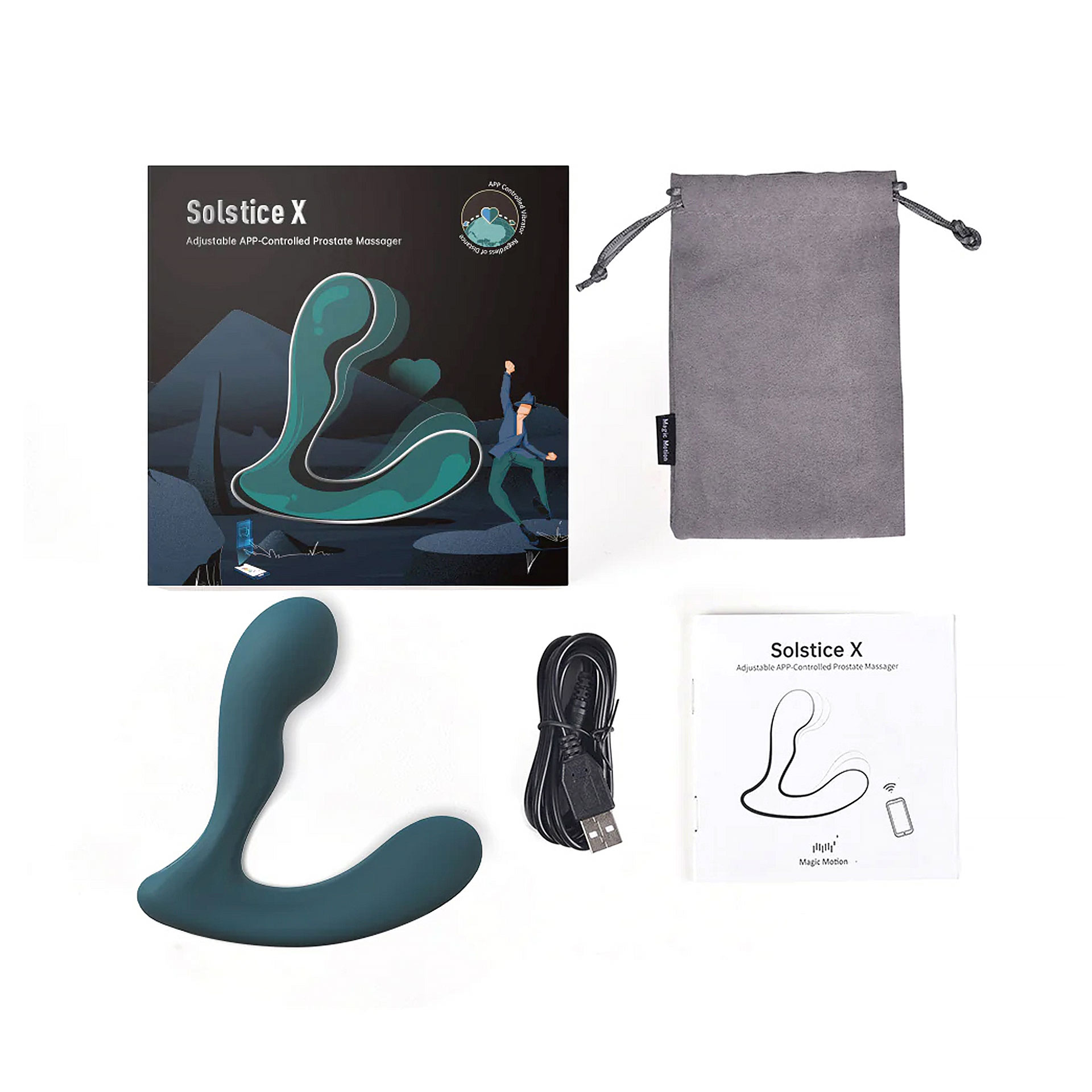 Solstice X Second Generation Men's Prostate Massager APP Version