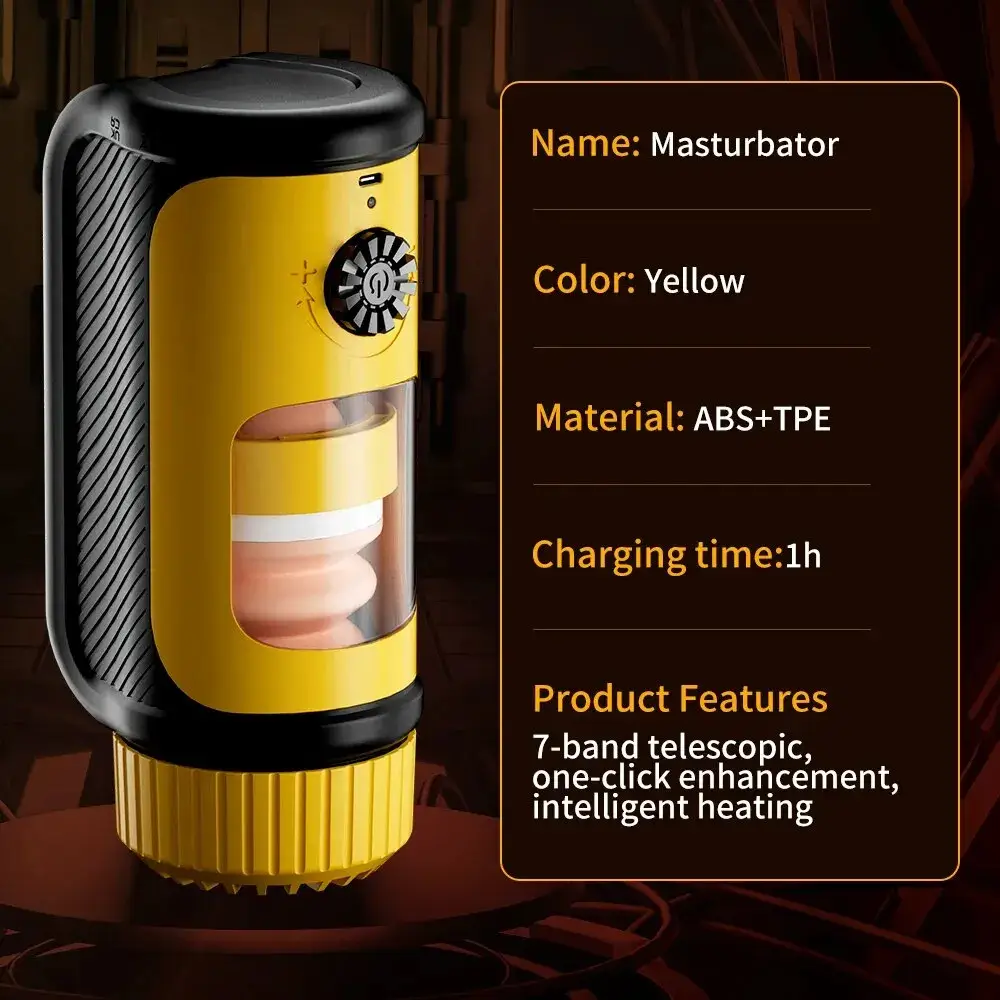 5-Speed Thrust Heating Male Fully Automatic Telescopic Aircraft Cup