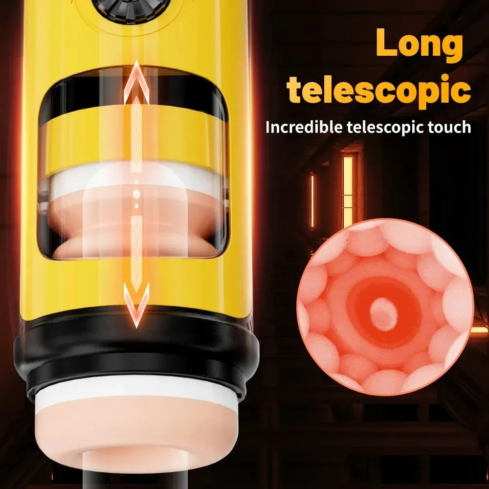 5-Speed Thrust Heating Male Fully Automatic Telescopic Aircraft Cup