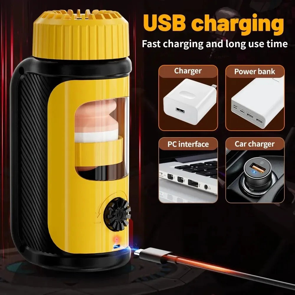 5-Speed Thrust Heating Male Fully Automatic Telescopic Aircraft Cup