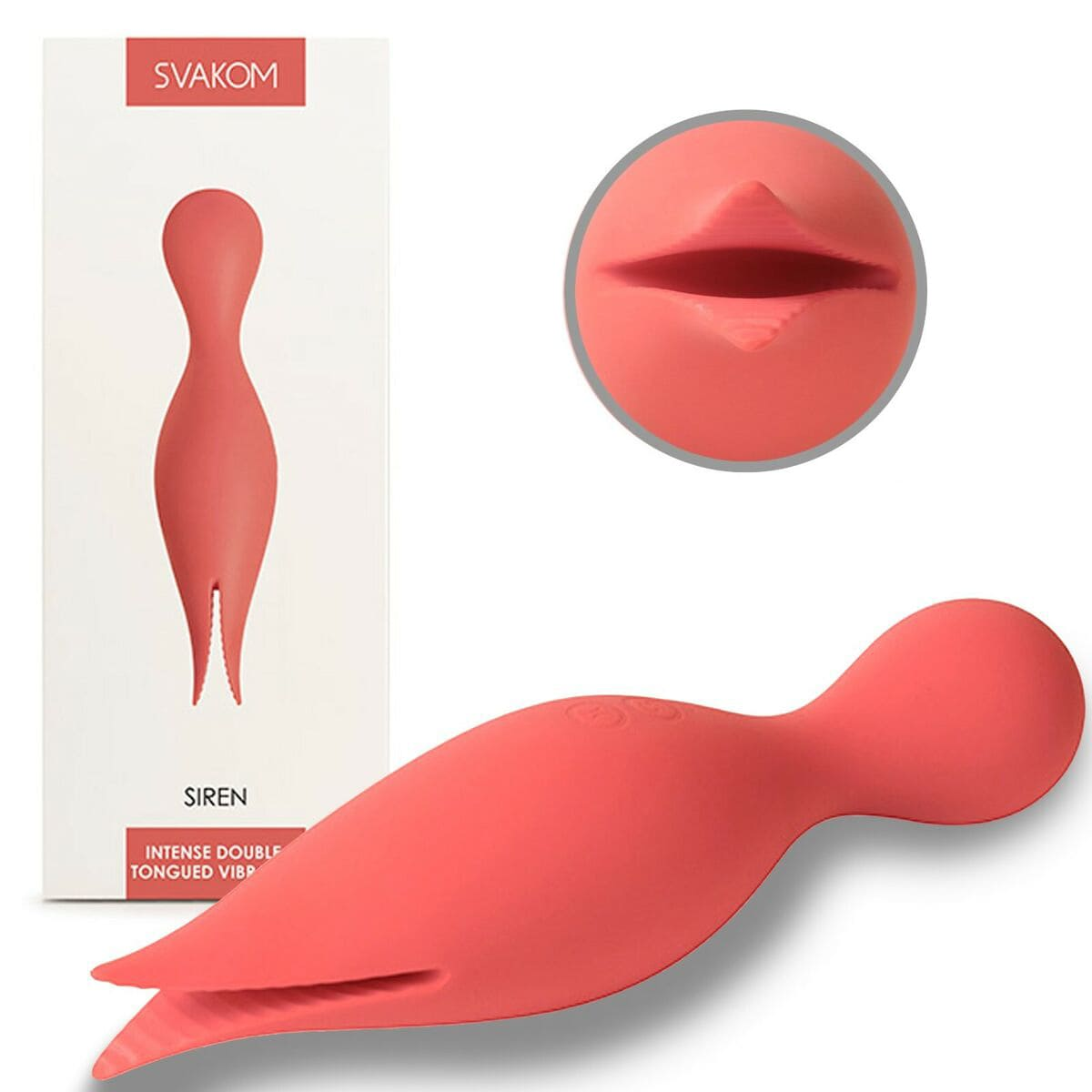 Svakom Siren Powerful Double Tongue Vibrator