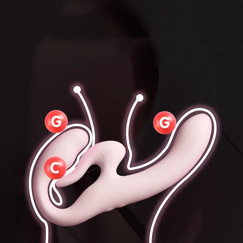 C-spot Double-Headed Dildo Female Vibrator