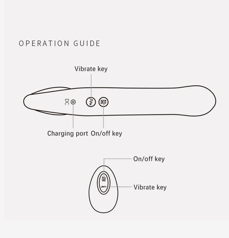 C-spot Double-Headed Dildo Female Vibrator