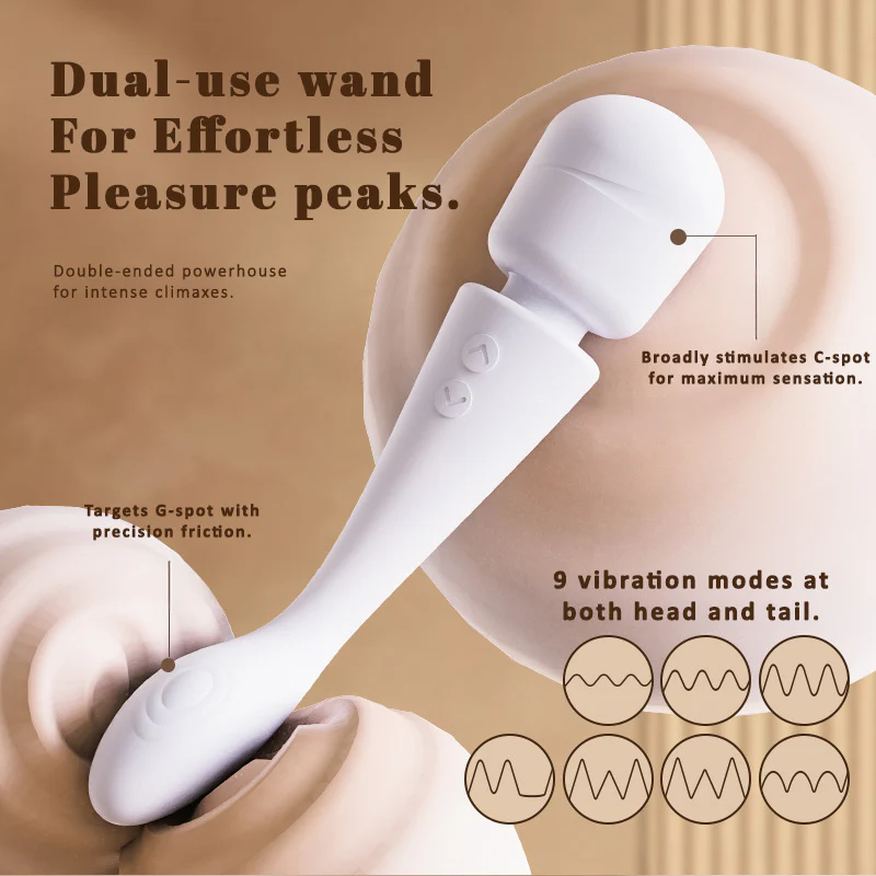 Dual-Headed AV In-Virus Heated Massager