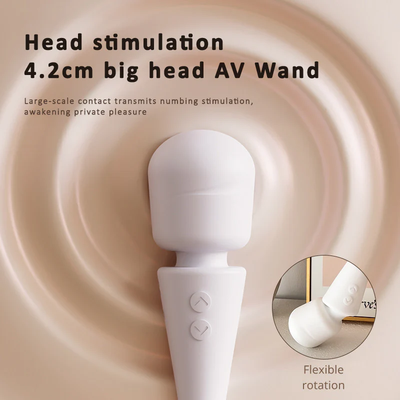 Dual-Headed AV In-Virus Heated Massager