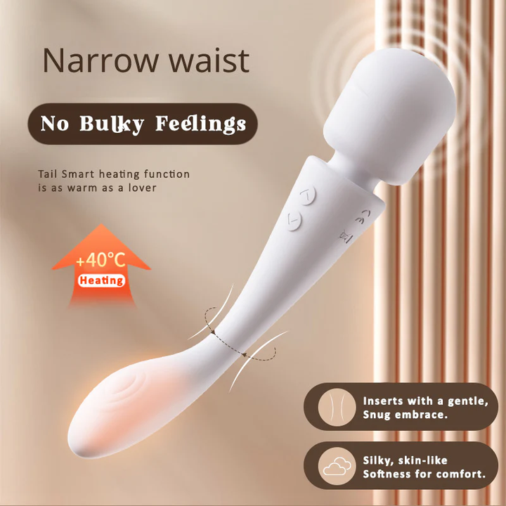 Dual-Headed AV In-Virus Heated Massager