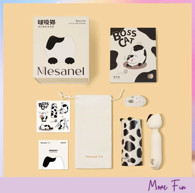 Cat 2 in1 Wand Vibrator & Sucker