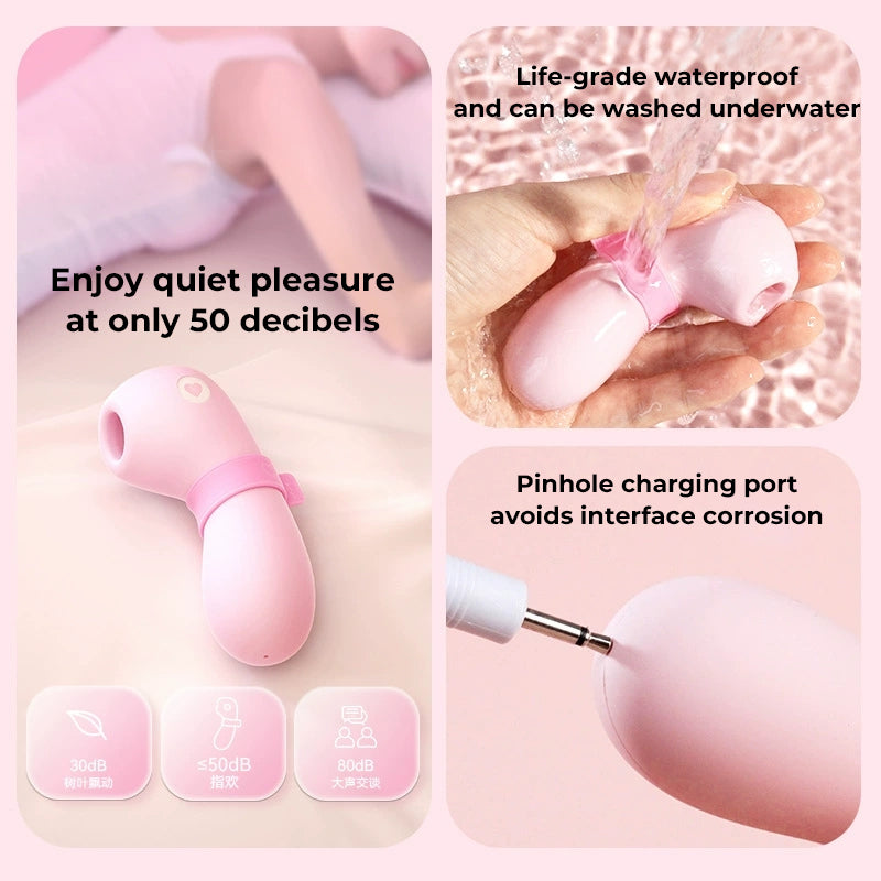 SVAKOM Vibrating Egg Masturbator – App Remote Control Sucking Toy