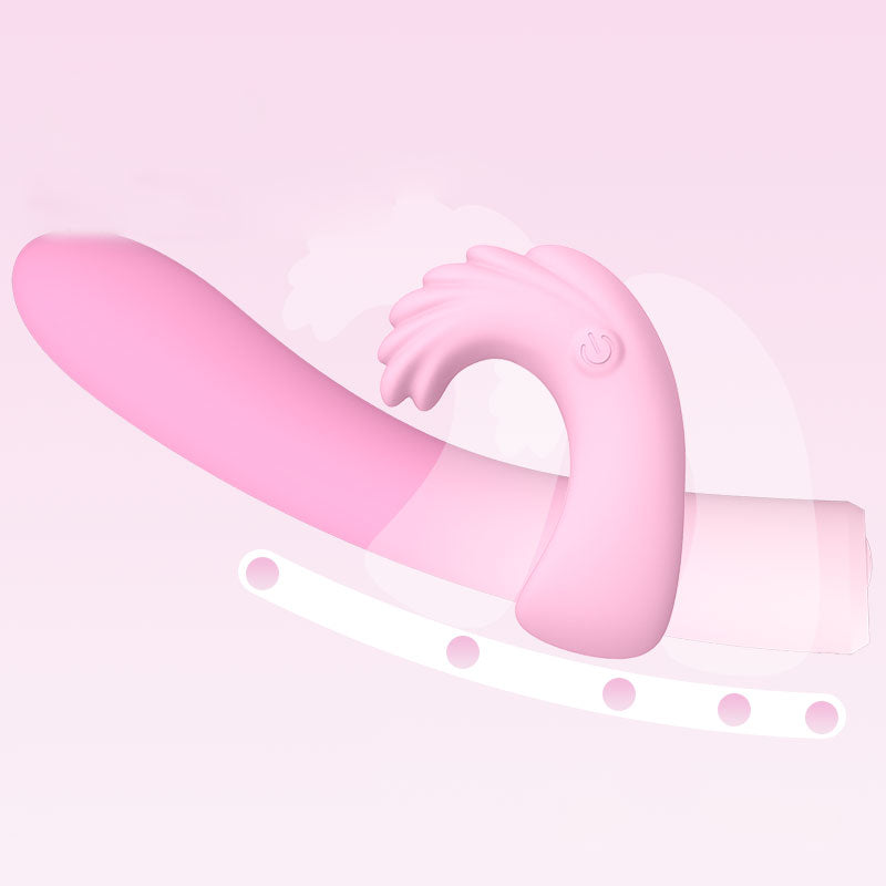 Dual-Head Automatic Extending Vibrator for Women