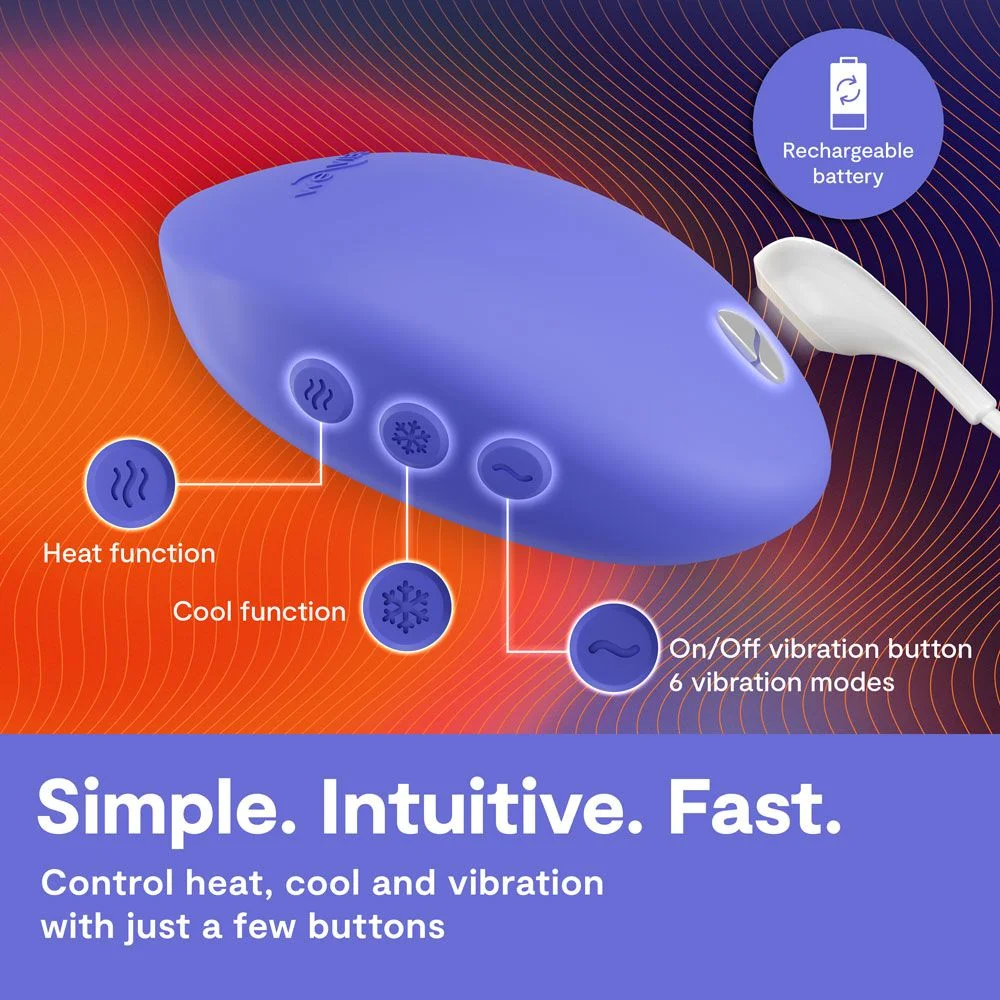 We-Vibe Temp Clitoral Vibrator (with heating and cooling functions)