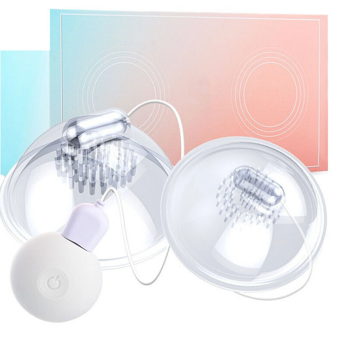 20-Frequency Breast Massager with Suction & Vibration for Enhancement