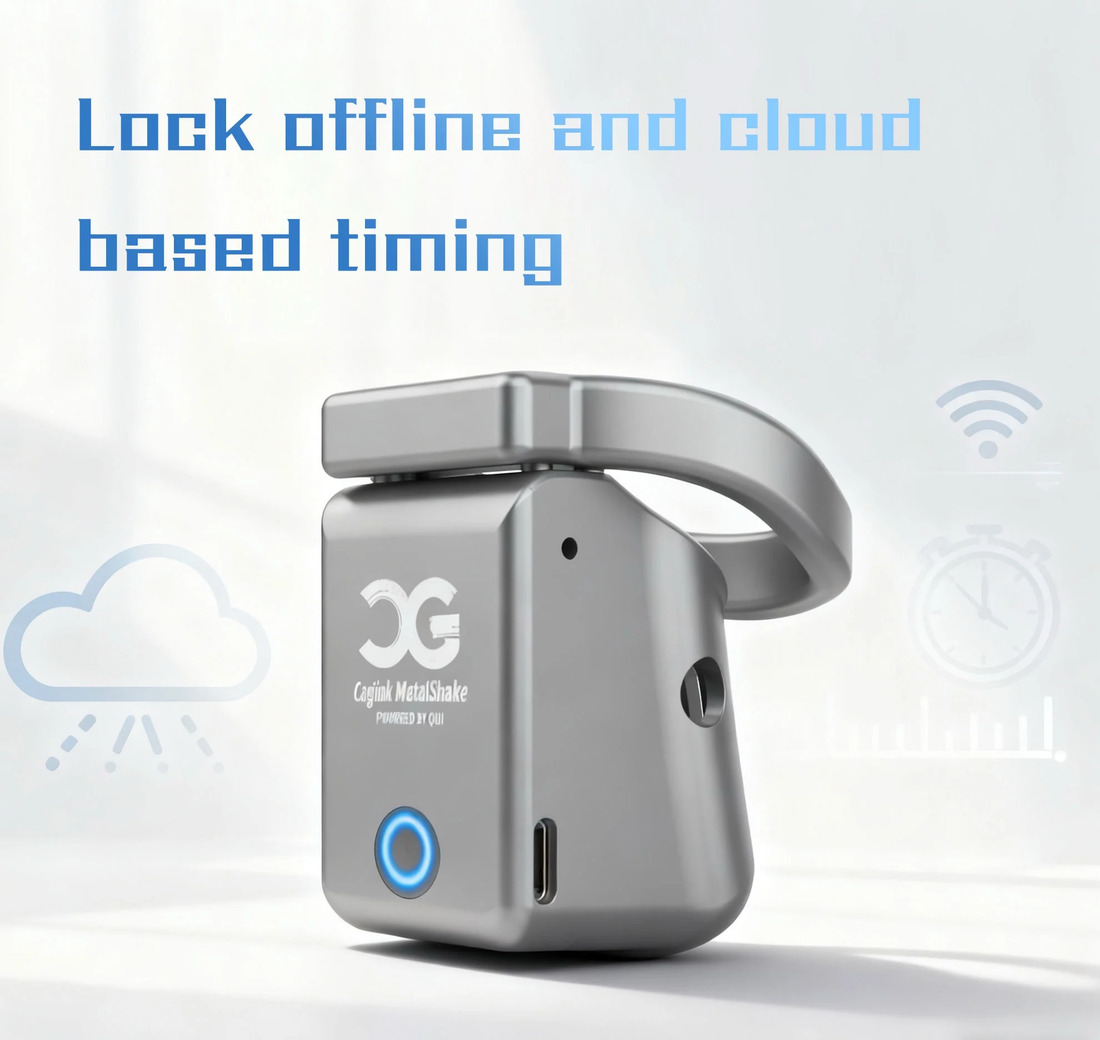Cagink Metal Remote-Control Vibrating Chastity Cage