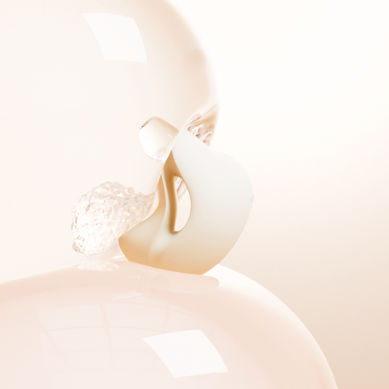 ZALO-MOCHI Puff – Dual-Head Vibrating Massager for Intimate Pleasure