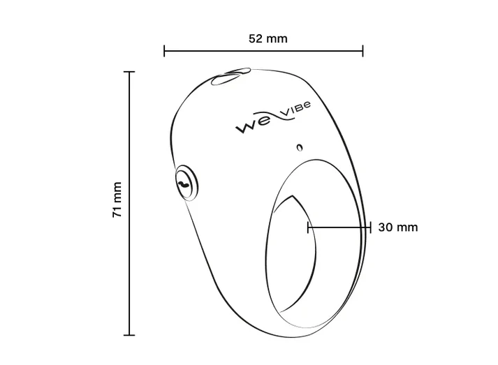 WeVibe-Pivot 2 App-Controlled Vibrating Ring for Couples