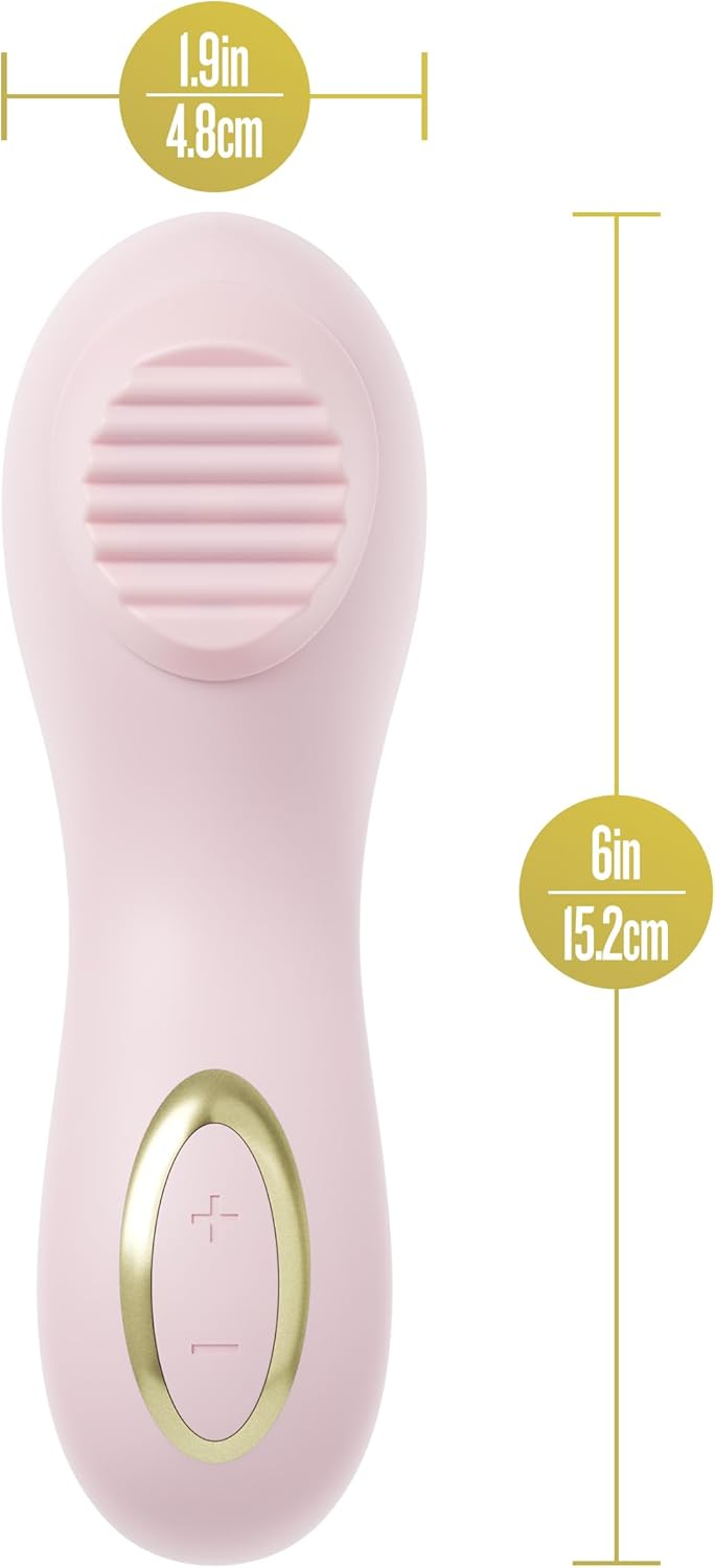 Blush Delice Rotating Pearl Vibrating Massager – Soft Silicone