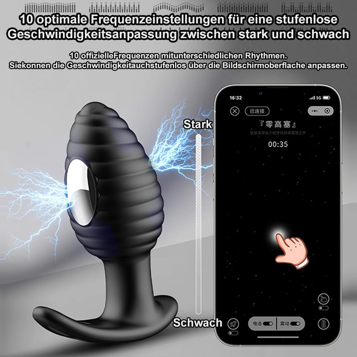 ElectroPulse Smart Prostate Plug – App-Controlled Electro & Vibration Stimulator