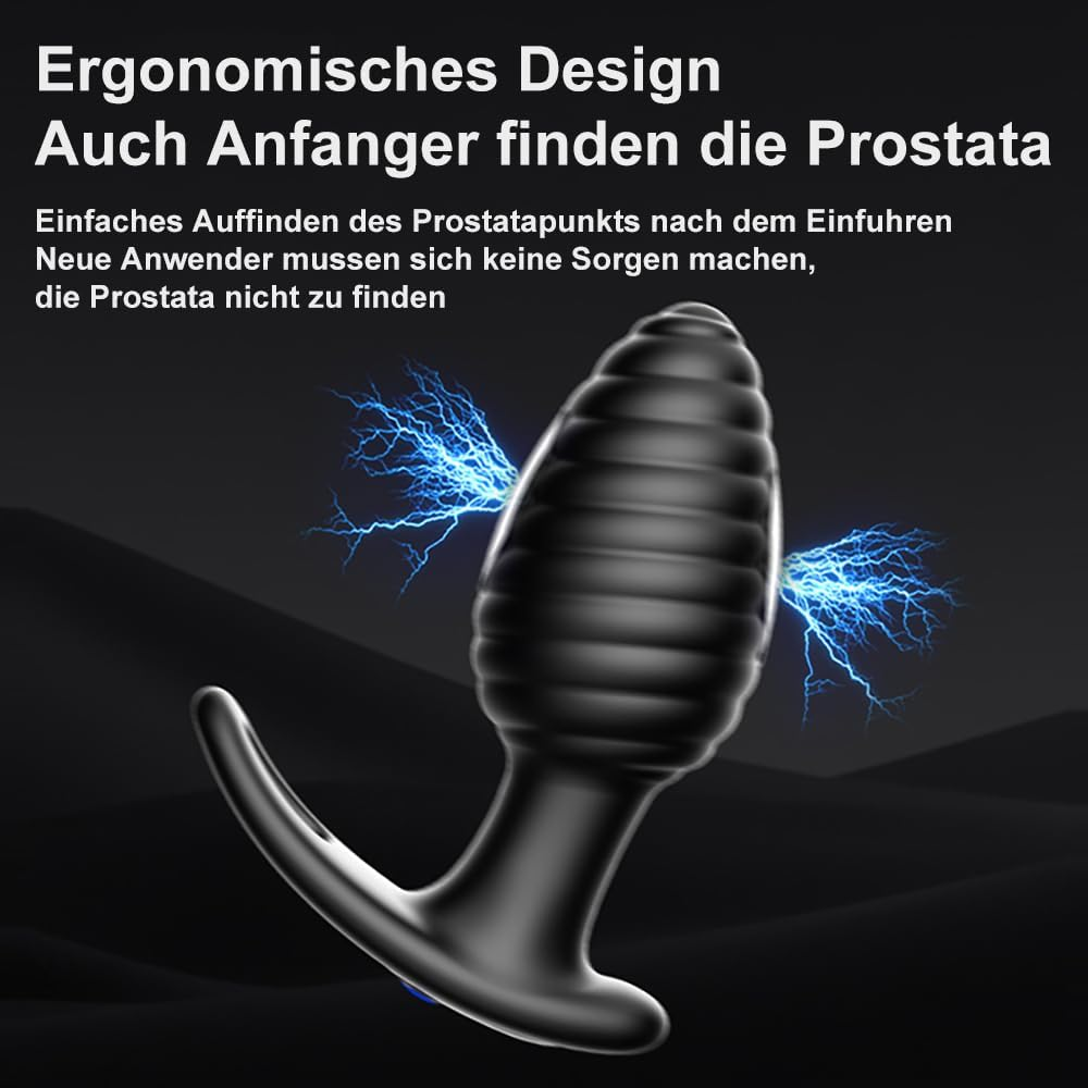 ElectroPulse Smart Prostate Plug – App-Controlled Electro & Vibration Stimulator