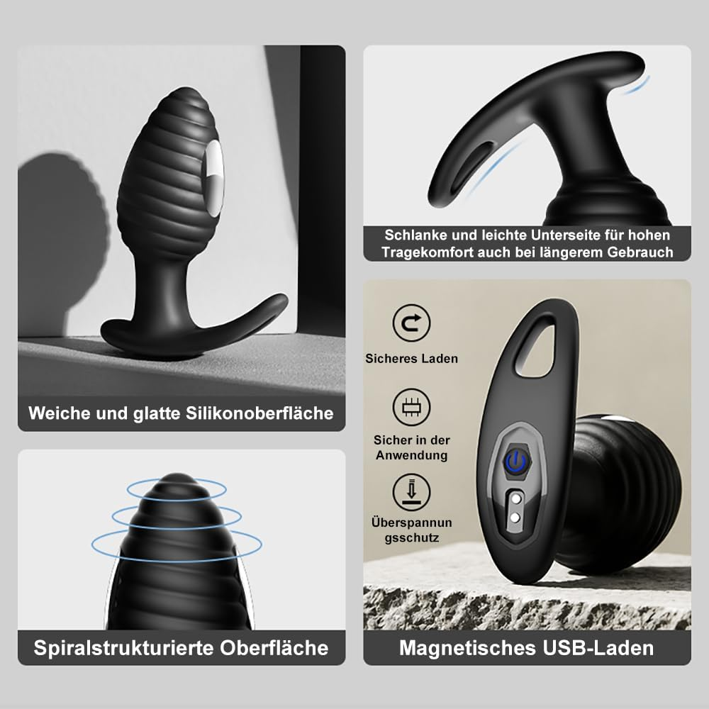 ElectroPulse Smart Prostate Plug – App-Controlled Electro & Vibration Stimulator