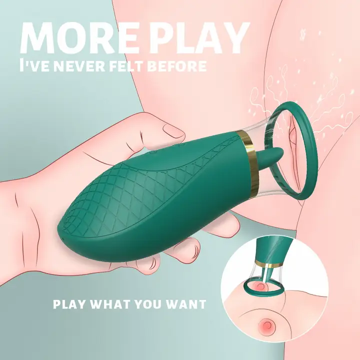 Honey Pistil Tongue Vibrator – Dual Action Licking &amp; Suction Stimulator