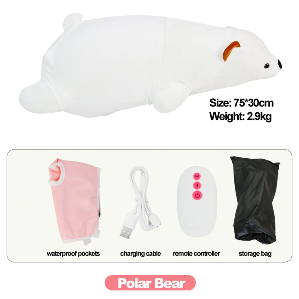 Bear Doll Discreet Infinity Pillow Polar Bear Remote Control Sex Machine