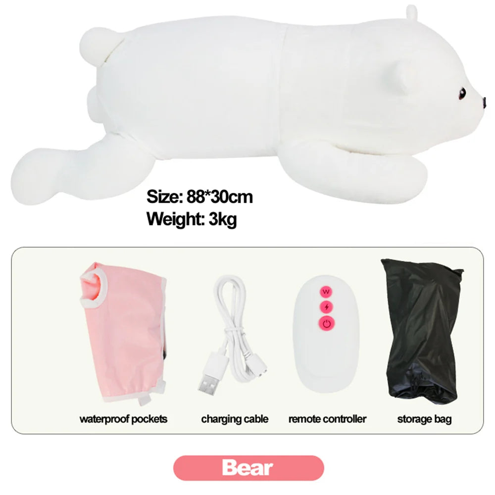 Bear Doll Discreet Infinity Pillow Polar Bear Remote Control Sex Machine