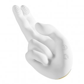 Realistic 2-Finger Flapping Clitoral & G-Spot Vibrator