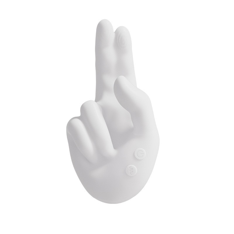 Realistic 2-Finger Flapping Clitoral & G-Spot Vibrator